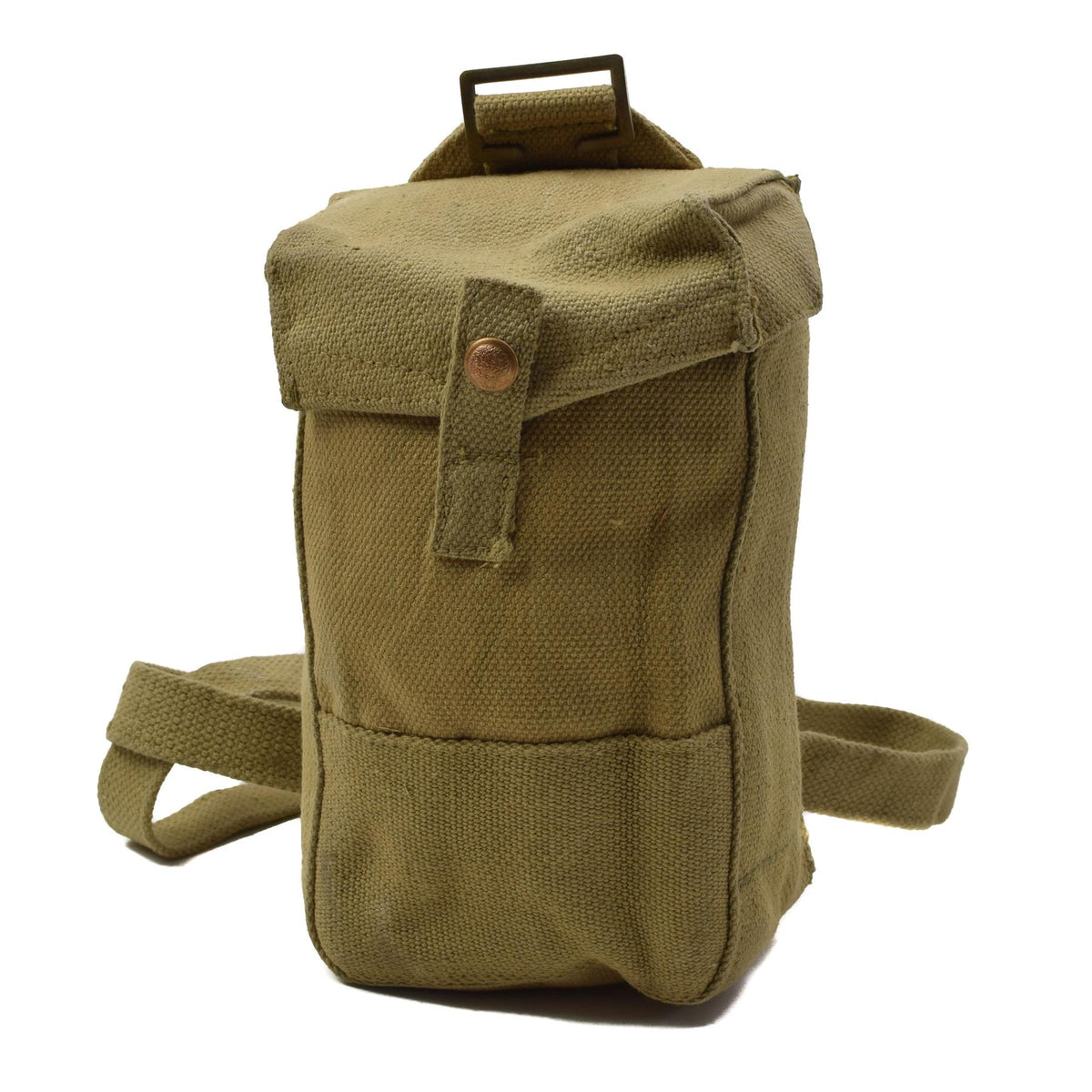 Kit ceinture pochette chargeur M37 militaire britannique original motif toile kaki