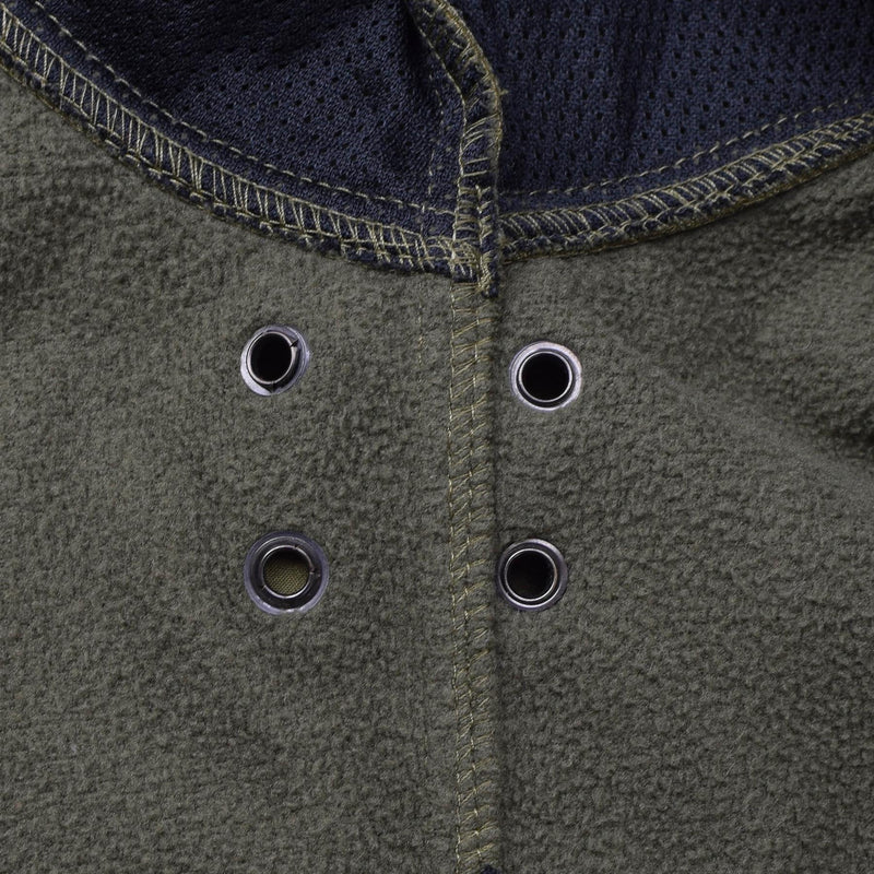 Veste softshell militaire néerlandaise originale avec poches zippées et aisselles ventilées olive