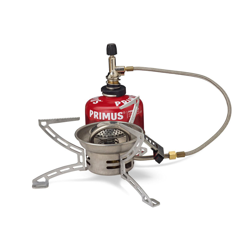 Réchaud de camping pliable au propane et au butane Primus EasyFuel Duo Piezo