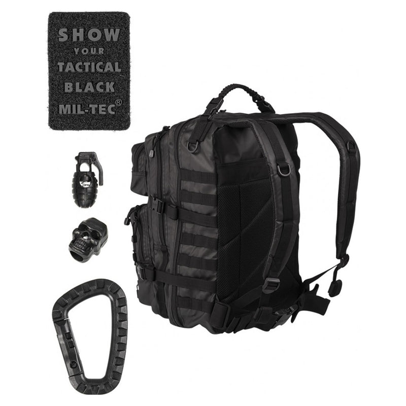 Sac à dos tactique MIL-TEC US Assault Ranger avec revêtement en PVC, sac à dos de randonnée de 36 litres