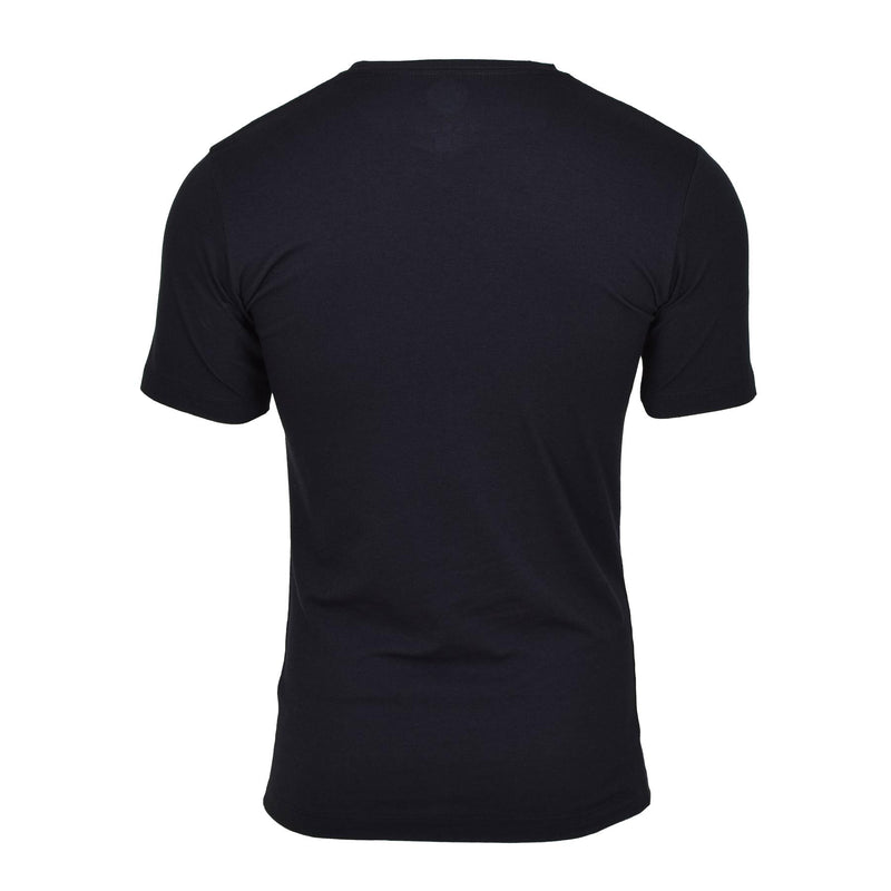 T-shirts tactiques noirs militaires néerlandais originaux Coolmax à séchage rapide NEUF