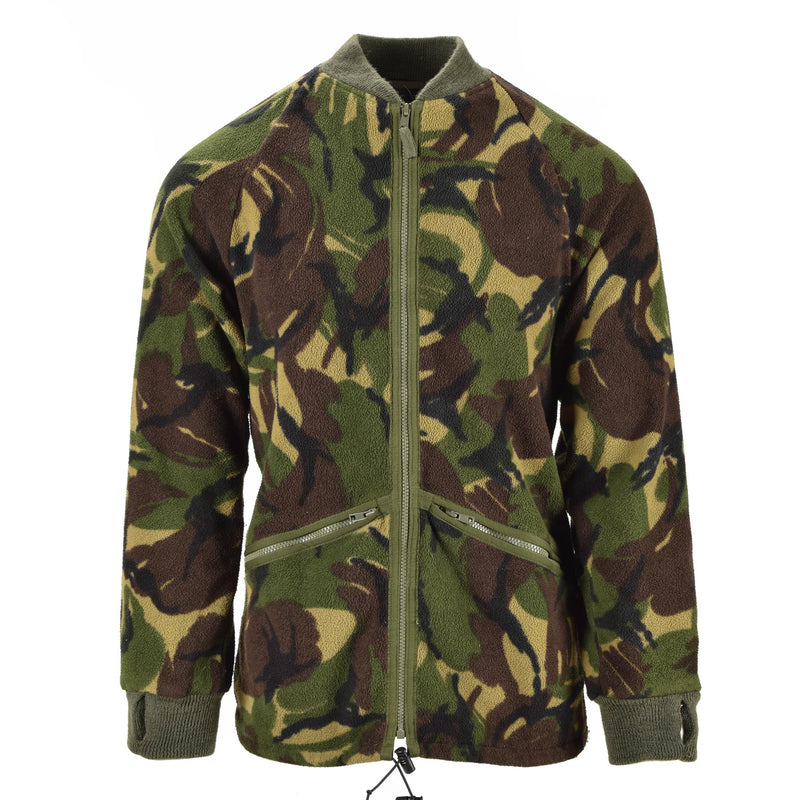 Véritable cardigan britannique Army Thermal Jacket Fleece DPM Camo Jumper hommes zippés