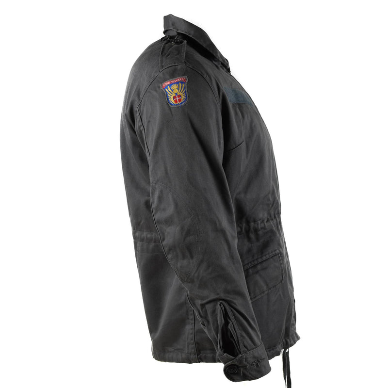 Veste originale de l'armée danoise M71 Short Cut, surplus militaire gris du Danemark