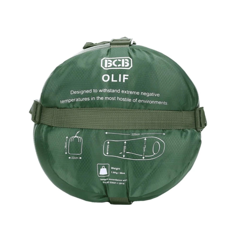 Sac de couchage d'été BCB The Olif 5, sac de couchage de camping respirant et résistant à l'eau