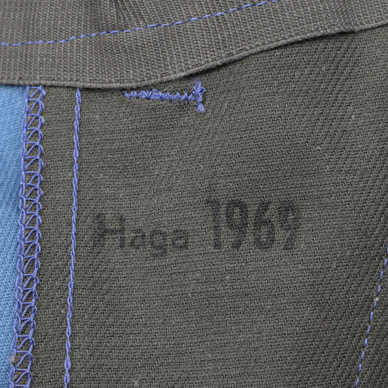 Pantalon de travail militaire suédois authentique Pantalon de travail renforcé cargo M59 NEUF