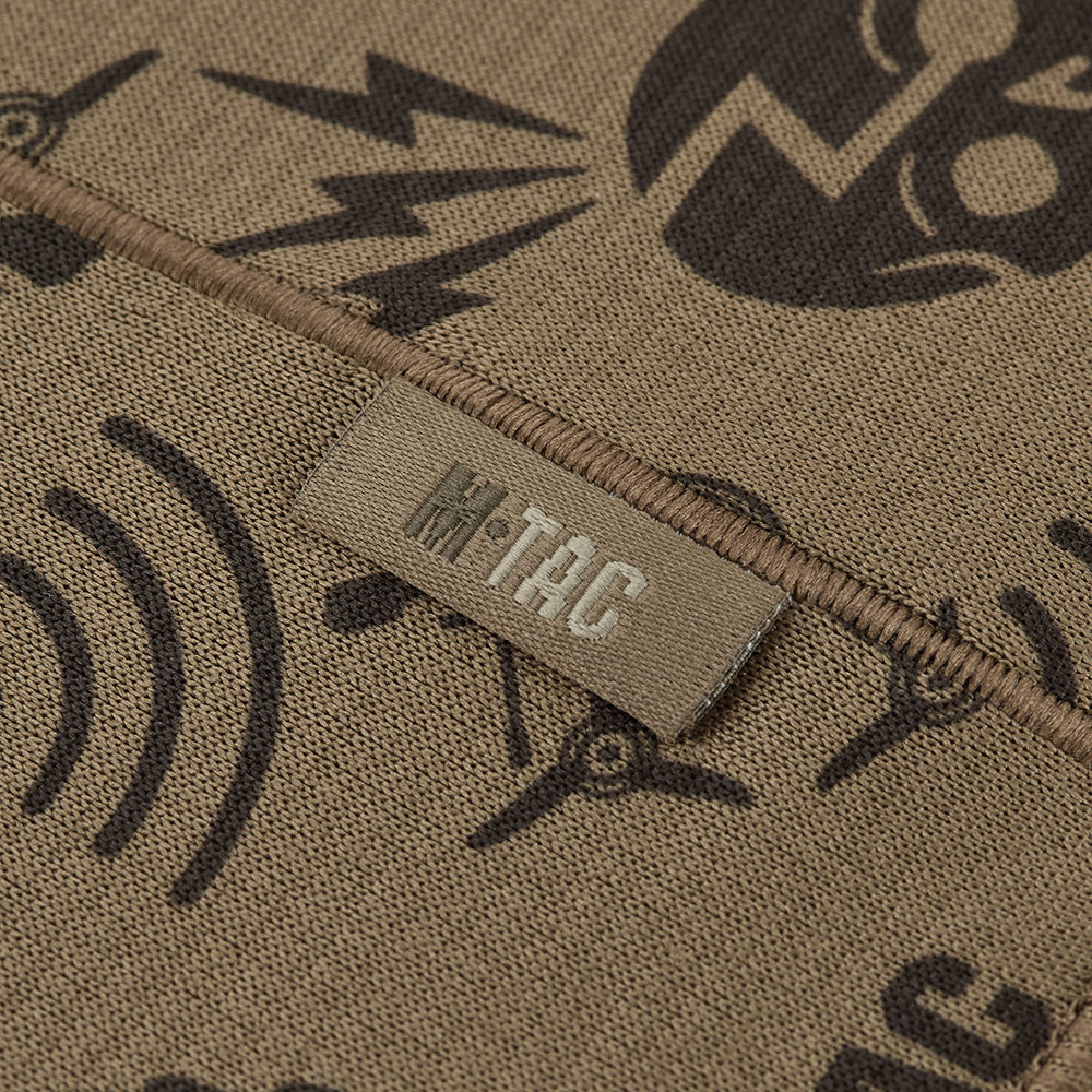 M-TAC Micropolaire Cache-Cou Drone Modèle Tactique Écharpe Extérieure Tan