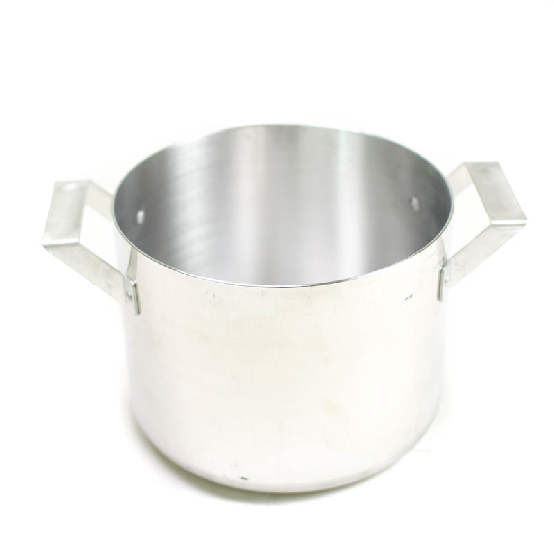 Véritable marmite de l'armée tchèque avec couvercle 2 l en aluminium Ustensiles de cuisine militaires 0,5 gal