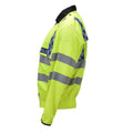Veste haute visibilité originale des volontaires de la communauté écossaise, vêtements de travail jaunes réfléchissants