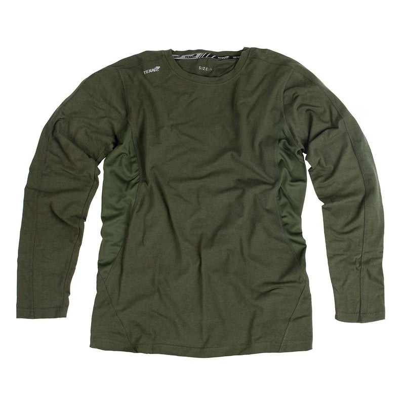 Sous-vêtement thermique militaire TEXAR à manches longues pour uniforme de terrain