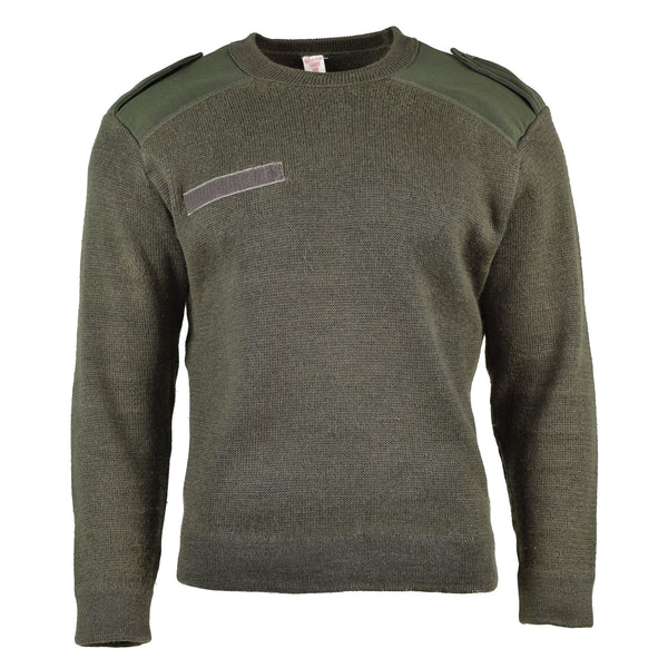 Véritable pull de l'armée française Pull Commando Olive Pull Militaire Col Rond