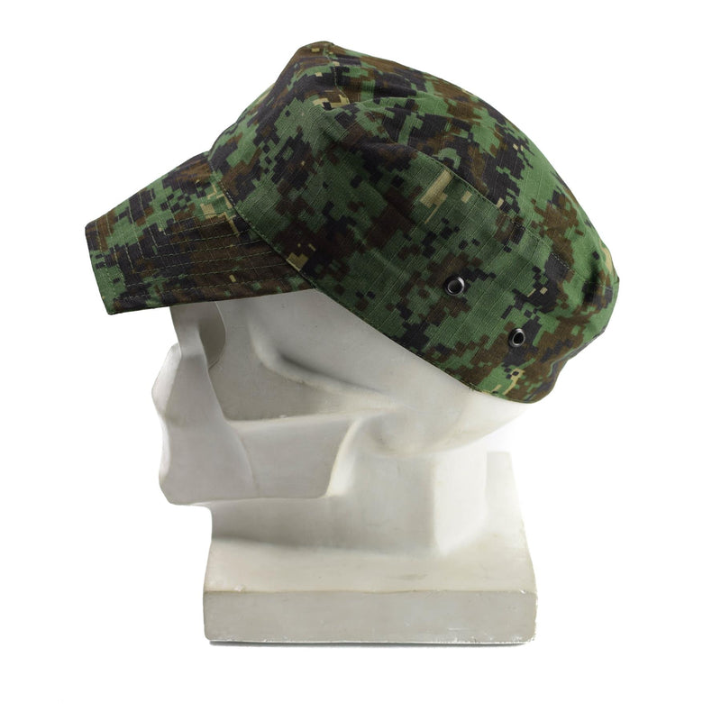Véritable casquette militaire de l'armée de Guinée-Bissau ripstop camouflage jungle chapeau militaire neuf
