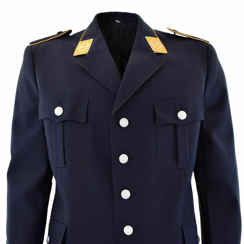 Veste de costume de l'armée allemande de marque originale Uniforme formel des forces aériennes bleues