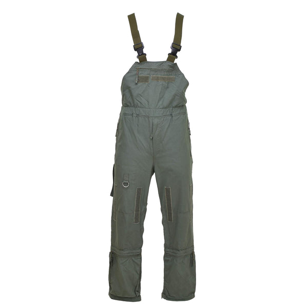 Pantalon à bretelles original de l'armée tchèque, pantalon militaire excédentaire en aramide ignifuge
