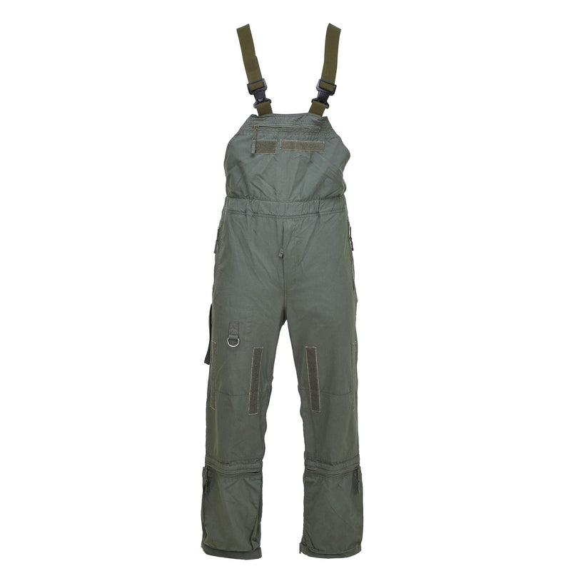 Pantalon à bretelles original de l'armée tchèque, pantalon militaire excédentaire en aramide ignifuge