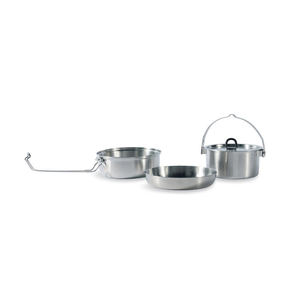 Ensemble de cuisson d'extérieur Tatonka pour ragoût, marmite compacte en acier inoxydable pour camping et randonnée