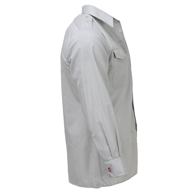 Chemises classiques originales de l'armée autrichienne, uniforme léger à manches longues, gris, NEUF