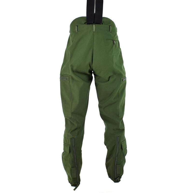 Pantalon de tanker thermique suédois authentique m90 Pantalon BDU olive avec bretelles NEUF