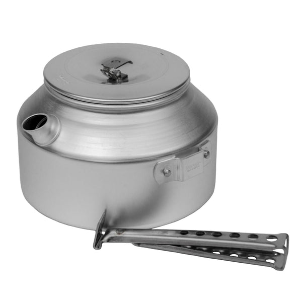 Couvercle de bouilloire Trangia 0,9 L en aluminium léger avec poignée pliable pour randonnée en plein air