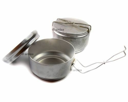 Kit de cuisine militaire en aluminium pour camp de bushcraft de l'armée tchèque CZ