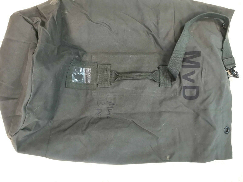 Sac de sport militaire néerlandais original 100 litres en toile ripstop olive