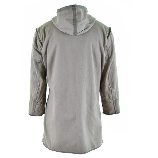 Véritable parka de l'armée allemande, veste militaire excédentaire, manteau long, doublure d'hiver