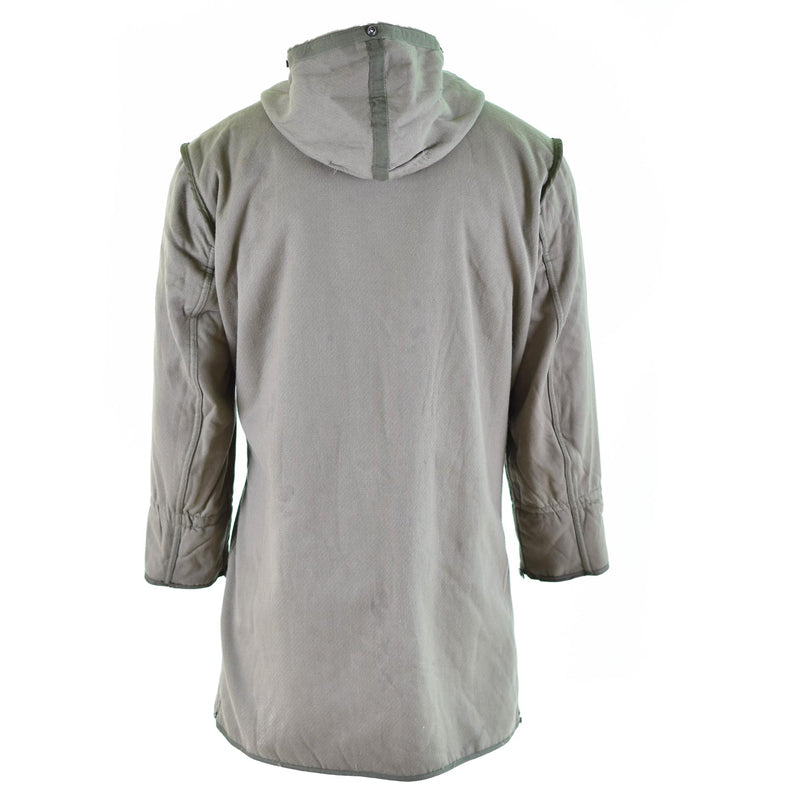 Véritable parka de l'armée allemande, veste militaire excédentaire, manteau long, doublure d'hiver