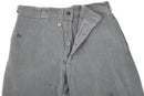 Genuine Swiss army denim work pants grey trousers military service work-wear - GoMilitar