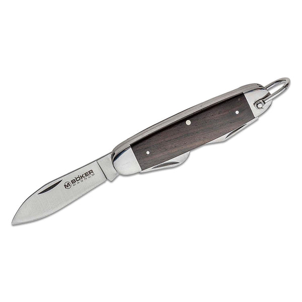 Couteau de poche multi-outil BOKER Classic Pocket Steel manche en bois de rose acier 440A