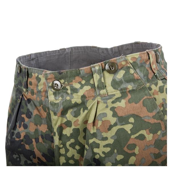 Pantalon de combat camouflage flecktarn de l'armée allemande authentique