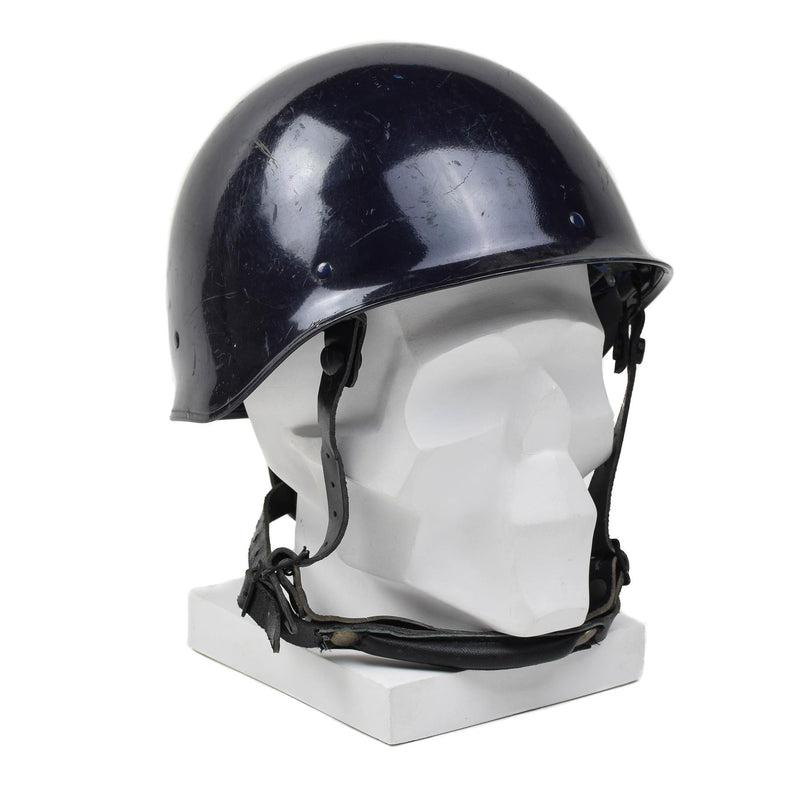 Véritable casque tactique militaire français MP Blue F1 équipement de combat vintage NEUF