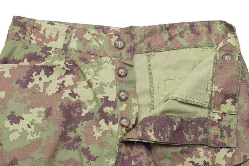 Pantalon de combat militaire italien authentique pour troupes de campagne, pantalon BDU vegetato ripstop