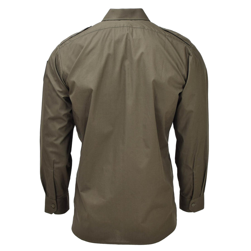Chemises olive originales des forces armées autrichiennes, service classique sur le terrain, NEUF