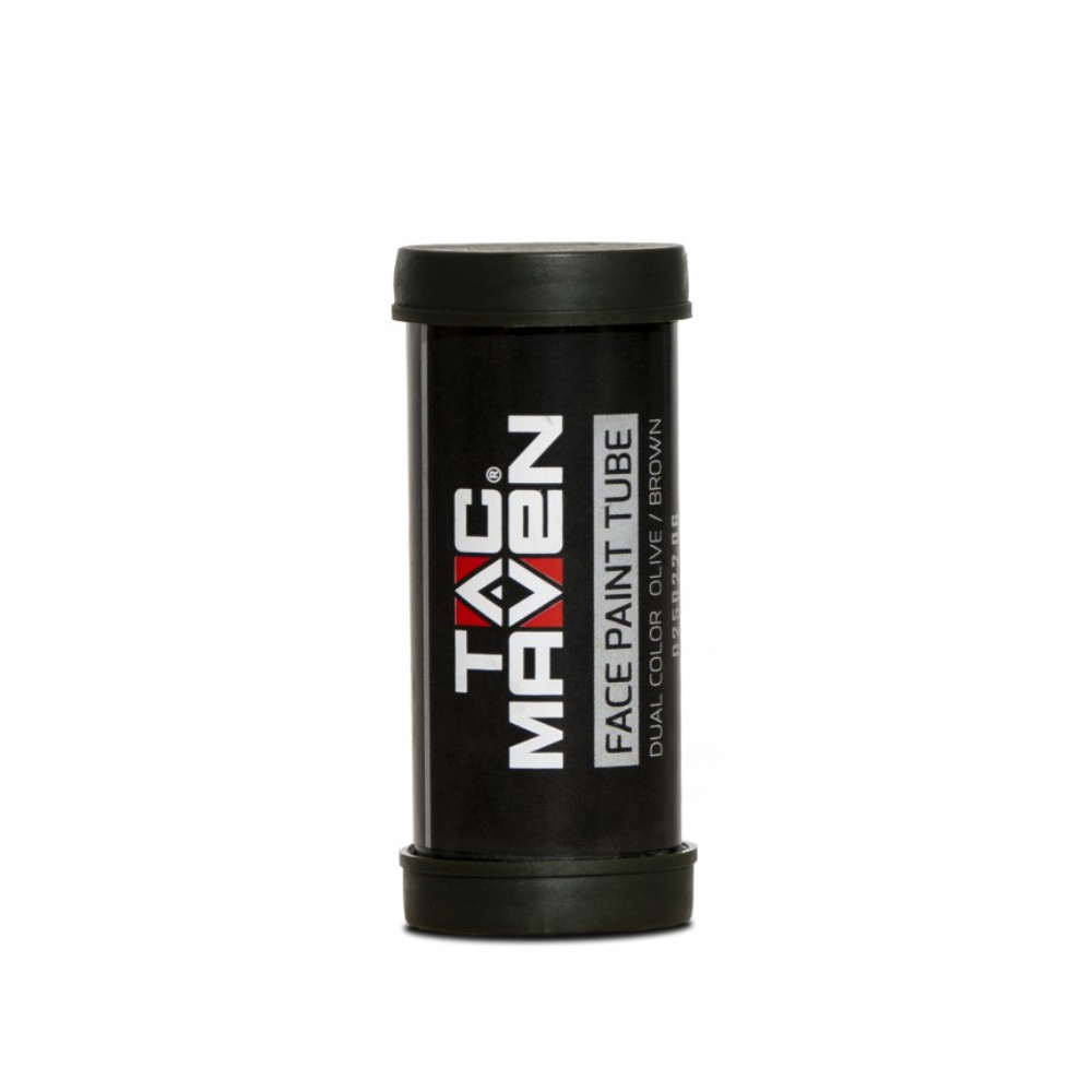 Tube de peinture pour le visage camouflage TAC MAVEN, utilisation compacte sur le terrain d'entraînement en plein air