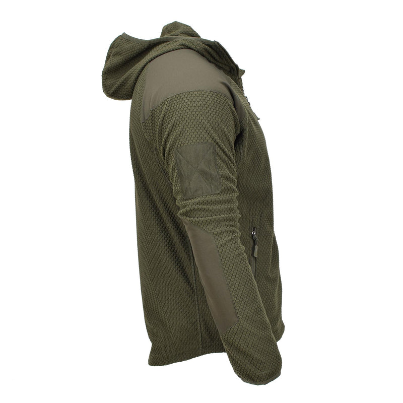 Veste thermique polaire style militaire de marque Blochl à capuche renforcée olive NEUF
