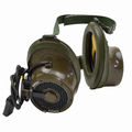 Casque de communication d'aviation Amplivox militaire britannique original, ensemble vintage