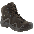 Lowa Zephyr GTX Mid TF Bottes tactiques imperméables avec tige rembourrée marron foncé
