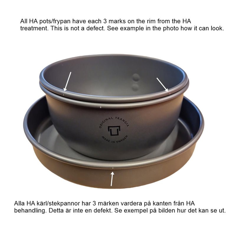 Ensemble de poêles de cuisine d'extérieur Trangia, poêle en aluminium, légère et compacte, pour randonnée