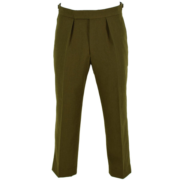 Pantalon d'uniforme officiel de l'armée britannique d'origine Pantalon de parade OD