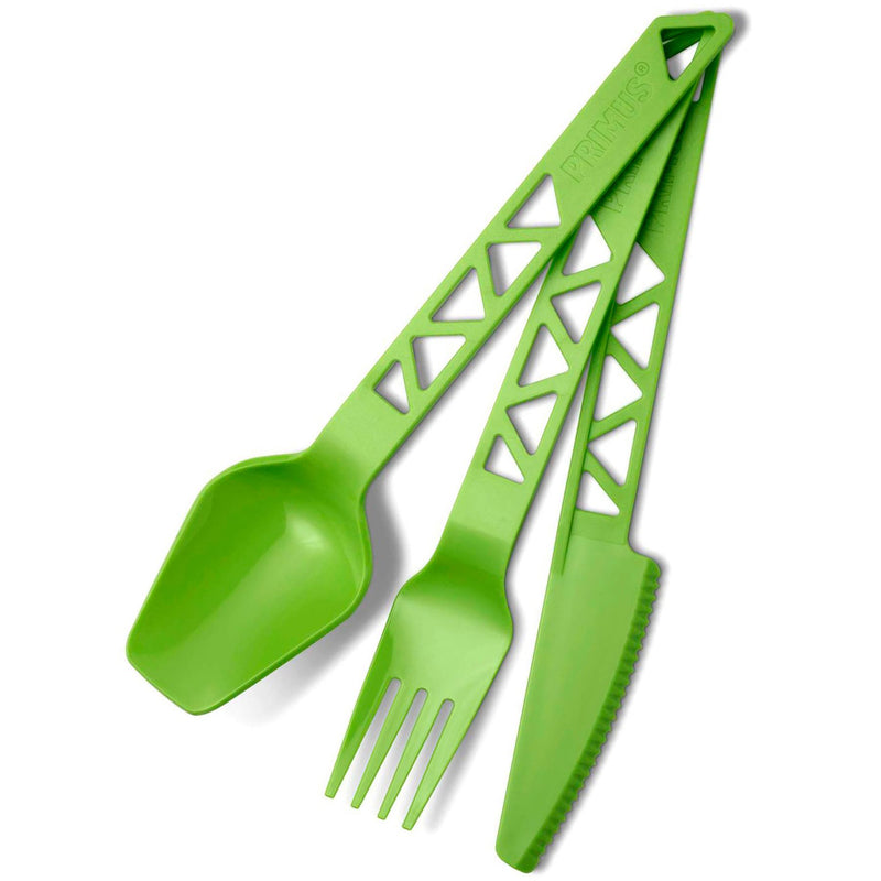Ensemble de couverts d'extérieur Primus Lightweight Trail pour camping, cuillère, couteau, fourchette en plastique