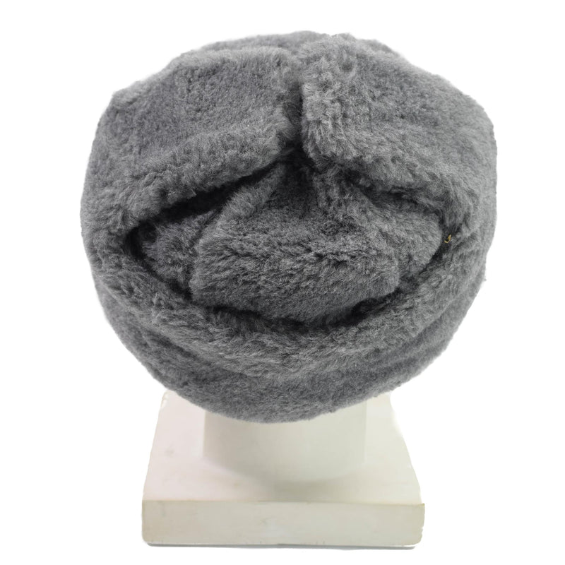 Casquette d'hiver originale de l'armée tchèque avec cache-oreilles en fausse fourrure pour temps froid