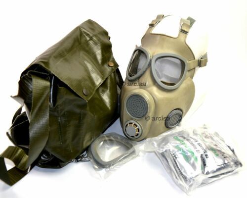 Masque à gaz militaire de l'armée tchécoslovaque tchèque M-10. Nouvel ensemble complet. Masque à gaz CZ M10