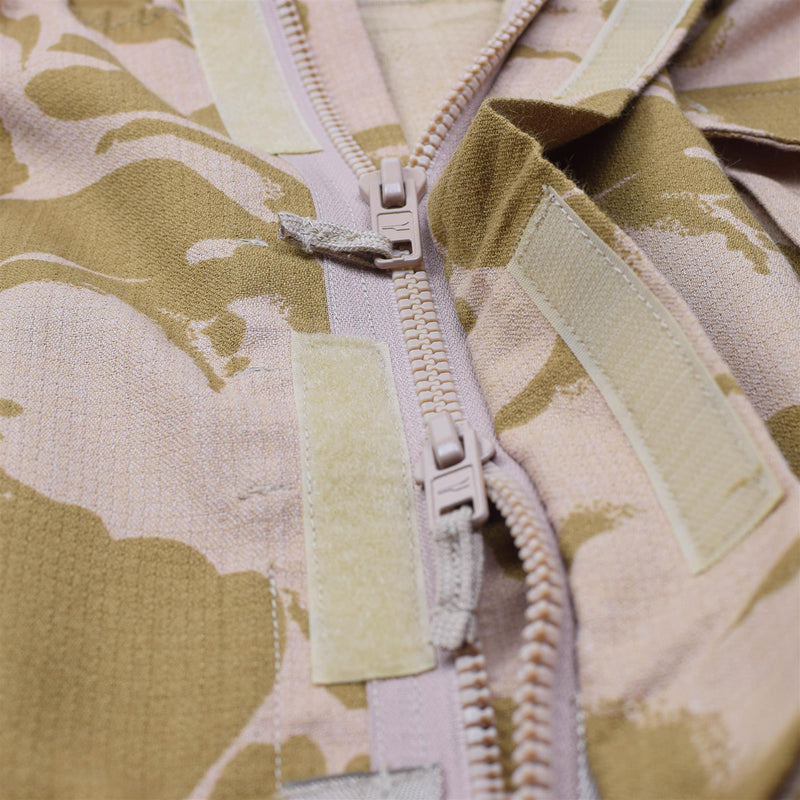 Veste de protection militaire britannique authentique, parka à capuche coupe-vent et résistante aux flammes NEUF