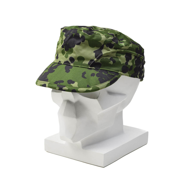 Casquette de terrain originale des troupes militaires danoises avec rabat d'oreille pliable M84 légère NEUF