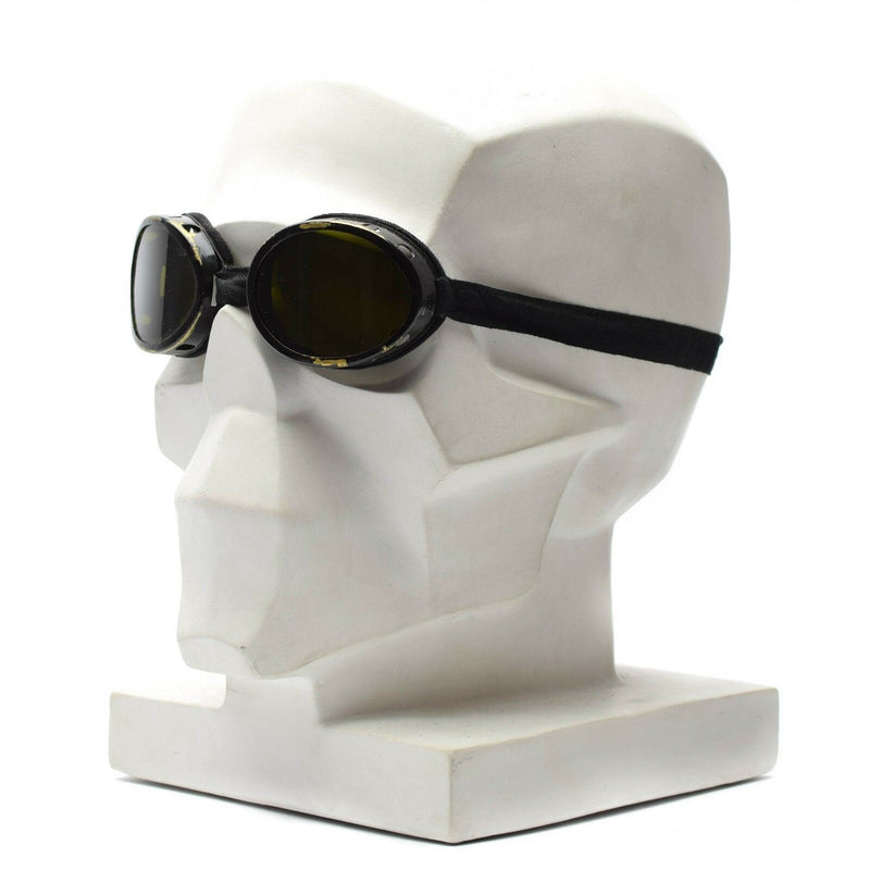 Lunettes de protection pour casque de montagne rond de l'armée suisse de la Seconde Guerre mondiale Verre de protection avec boîte