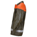 Veste de pluie imperméable originale de la Protection Civile Suisse Manteau Long Olive