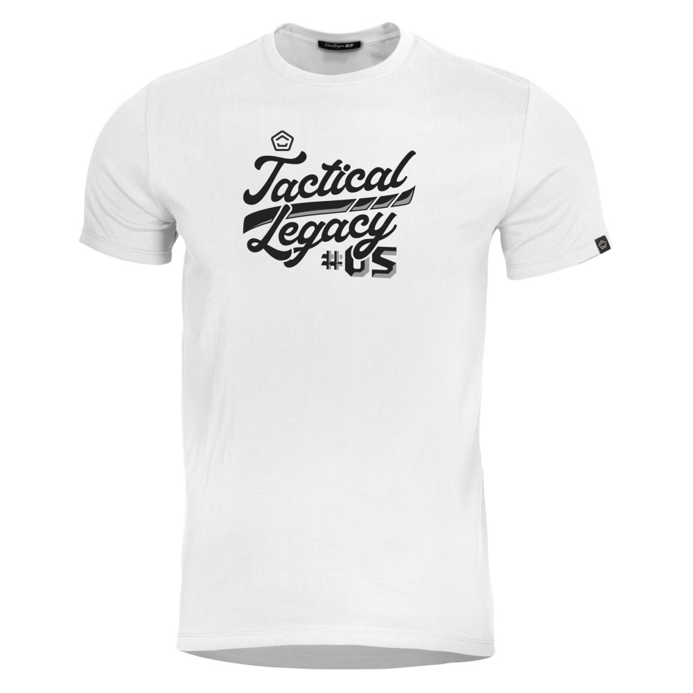 PENTAGON Ageron Tactical Legacy T-Shirt classique en coton filé à anneaux, vêtements d'extérieur