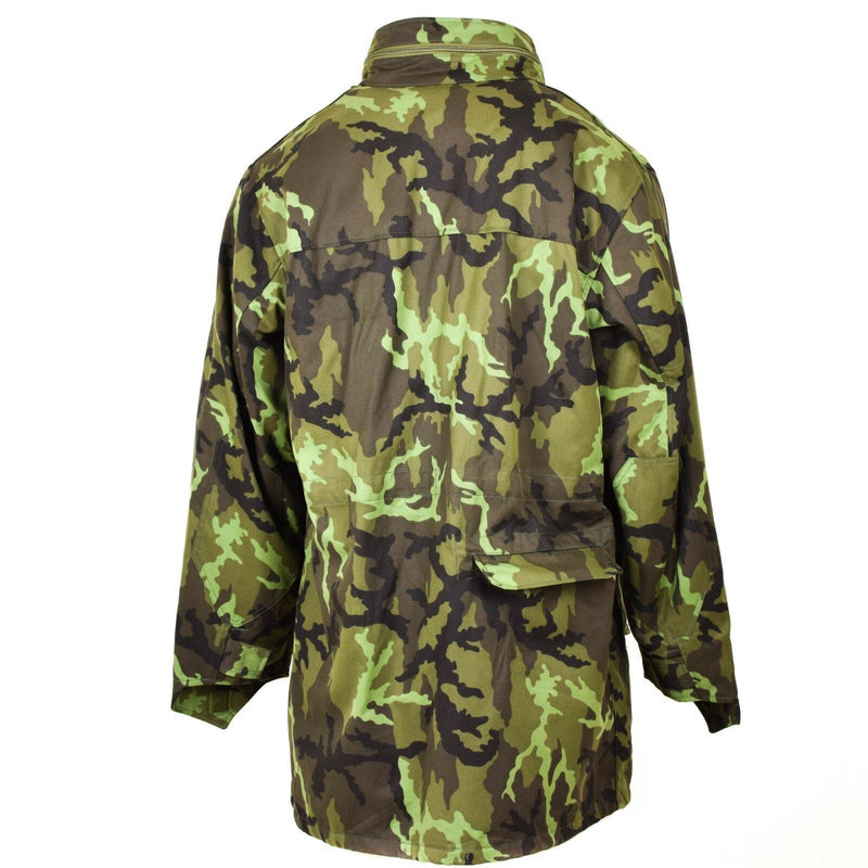 Veste de combat militaire originale de l'armée tchèque CZ 95 camouflage parka NEUF