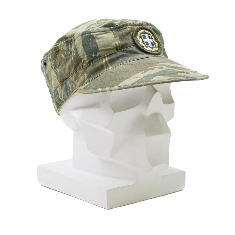 Casquette militaire légère d'été de camouflage de lézard de troupes de campagne de l'armée grecque originale