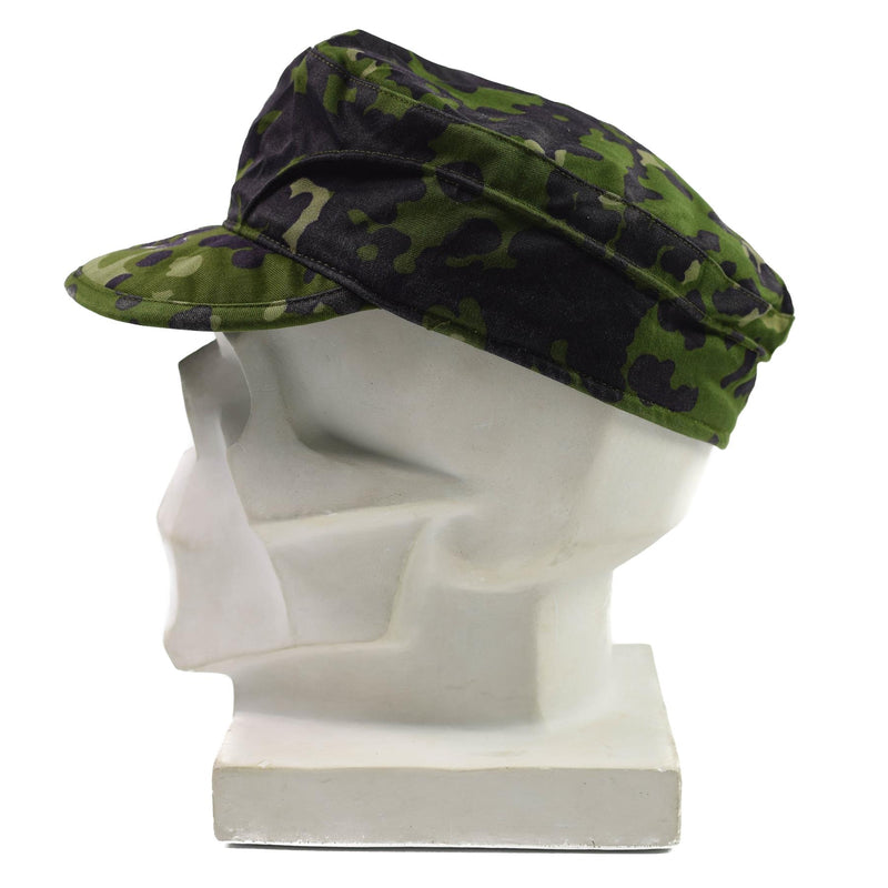 Véritable casquette de terrain de l'armée danoise militaire M84 Flecktarn Camo chapeau d'été jungle
