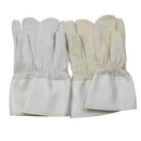 Mitaines militaires doublées originales de la Bundeswehr, conception à 3 doigts, blanc pour temps froid